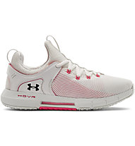 Under Armour Hovr Rise 2 - scarpe fitness e training - donna, White/Pink