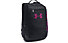 Under Armour Hustle Backpack LDWR - Rucksack 24 L, Black/Pink