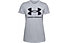 Under Armour Live Sportstyle Graphic Ssc - T-shirt Fitness - Damen, Grey/Black