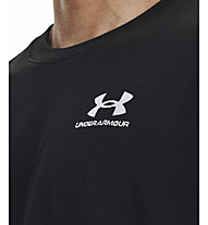 Under Armour Logo Heavy Weight M - T-shirt - uomo, Black