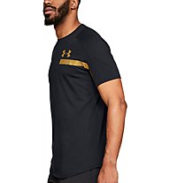Under Armour Perpetual Graphic - T-shirt fitness - uomo, Black