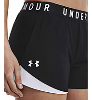 Under Armour Play Up 3.0 W - pantaloni fitness - donna, Black/White