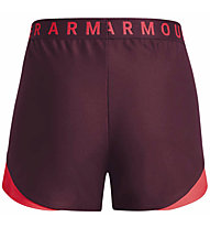 Under Armour Play Up 3.0 - pantaloni corti fitness - donna, Dark Red/Orange