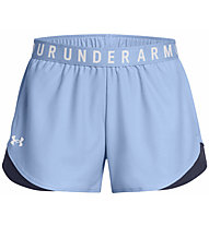 Under Armour Play Up 3.0 - pantaloni corti fitness - donna, Light Blue