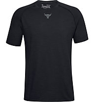 Under Armour Project Rock CC - T-shirt fitness - uomo, Black