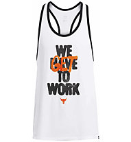Under Armour Project Rock Get To Work M - top - uomo, White
