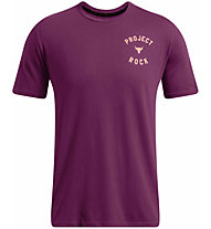 Under Armour Project Rock M - T-Shirt - Herren, Purple