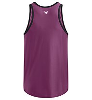 Under Armour Project Rock Mesh Badge Of Honor M - top - uomo, Purple