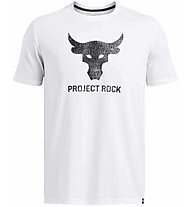 Under Armour Project Rock Payoff Graphic M - T-shirt - uomo, White