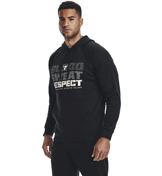 Under Armour Project Rock Rival Fleece felpa con cappuccio