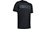 Under Armour Raid Grafic - T-shirt fitness - uomo, Black/Grey