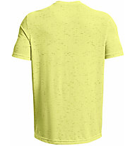 Under Armour Seamless Grid M - T-Shirt - Herren, Yellow/Grey