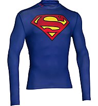 Under Armour Superman Evo Comp T-Shirt, Navy