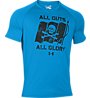 Under Armour Tech All Guts All Glory T-shirt Fitness, Electric Blue/Black