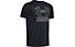 Under Armour Tech Hybrid Print Fill Logo - t-shirt fitness - ragazzo, Black