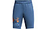 Under Armour Tech Logo Jr - pantaloni fitness - bambino, Blue/Orange