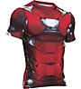 Under Armour Transform Yourself Iron Man Compression T-Shirt fitness, Black/Red