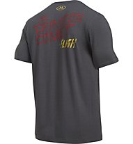 Under Armour Transform Yourself Retro Flash Herren Fitness T-Shirt Kurzarm, Grey