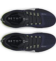 Under Armour Tribase Reign 6 - scarpe training e fitness - uomo, Dark Blue/Light Green