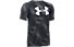 Under Armour UA Big Logo T-Shirt fitness bambino, Grey