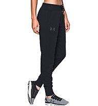 Under Armour UA Favorite French Terry - Pantaloni lunghi fitness - donna, Black