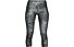 Under Armour HeatGear® Armour Print - pantaloni 3/4 fitness - donna, Dark Grey