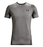 Under Armour UA HG Armour Fitted SS - T-shirt fitness - uomo, Grey
