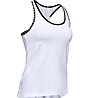 Under Armour Knockout - top fitness - donna, White