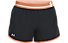Under Armour UA Perfect Pace Short - Pantaloni Corti, Black/Light Orange
