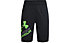 Under Armour UA Prototype 2.0 Logo SHRT - pantaloni corti fitness - bambino, Black/Green