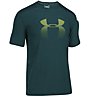 Under Armour UA Raid Graphic - Trainings-Shirt Kurzarm - Herren, Dark Green /Yellow
