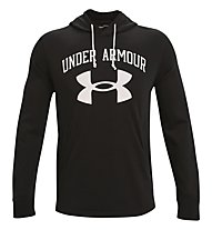 Under Armour UA Rival Terry Big Logo HD - Kapuzenpullover - Herren, Black/White
