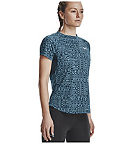 Under Armour UA Speed Stride Printed - maglia running - donna, Blue