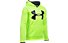 Under Armour UA Storm Armour Fleece Highlight Big Logo felpa con cappuccio fitness ragazzo, Green
