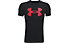 Under Armour Tech™ Big Logo SS - T-shirt - ragazzo, Black/Red