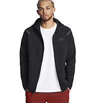 Under Armour Unstoppable Fleece Full-Zip - Kapuzenpullover - Herren, Black