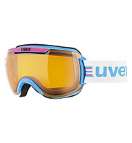 Uvex Downhill 2000 Race Chrome - maschera sci, Pink/Cobalt Chrome