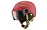Uvex Visor Pro - casco da sci - bambino, Chilired Mat