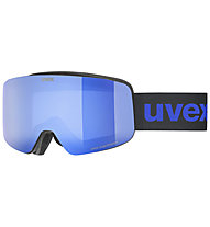 Uvex Pwdr FM - Skibrille - Kinder, Black/Blue