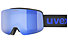 Uvex Pwdr FM - Skibrille - Kinder, Black/Blue