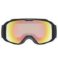 Uvex Xcitd V - maschera da sci, Black/Orange