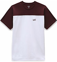 Vans Script Crew Block M - T-shirt - uomo, White/Red