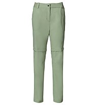 Vaude Farley Stretch ZO II - pantaloni trekking - donna, Light Green/White