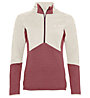 Vaude Larice HZ Fleece - felpa in pile - donna, Red/White