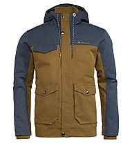 Vaude Manakau - giacca con cappuccio - uomo, Brown/Blue