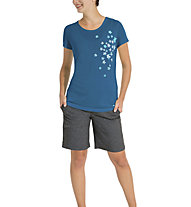 Vaude Skomer Print - t-shirt trekking - donna, Blue