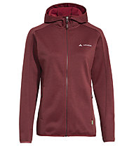 Vaude Wo Valsorda Fleece Hoody - felpa in pile - donna, Dark Red