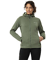 Vaude Wo Valsorda Fleece Hoody - felpa in pile - donna, Green