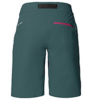 Vaude Badile - pantaloni corti trekking - donna, Green/Black/Pink
