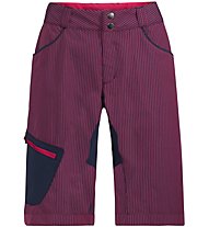 Vaude Craggy Shorts - Radhose MTB - Damen, Red/Blue